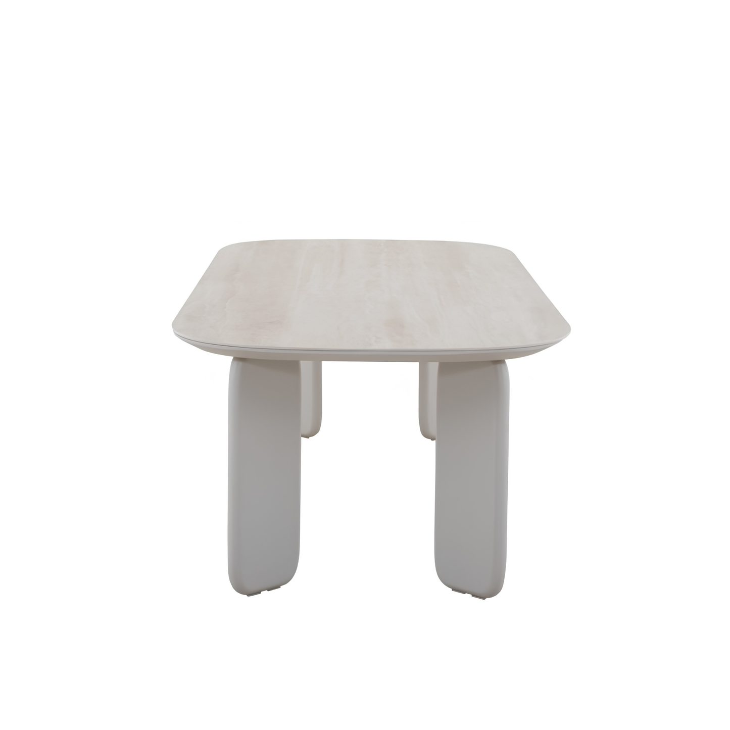 Vento Outdoor Aluminium Dining Table 250 cm with 6 Chairs