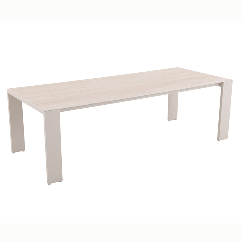 Sunrise Outdoor Ceramic Dining Table 240 cm with 6 Chairs