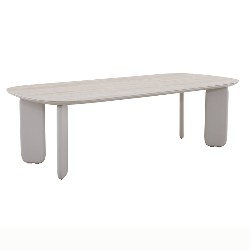 Vento Outdoor Aluminium Dining Table 250 cm with 6 Chairs