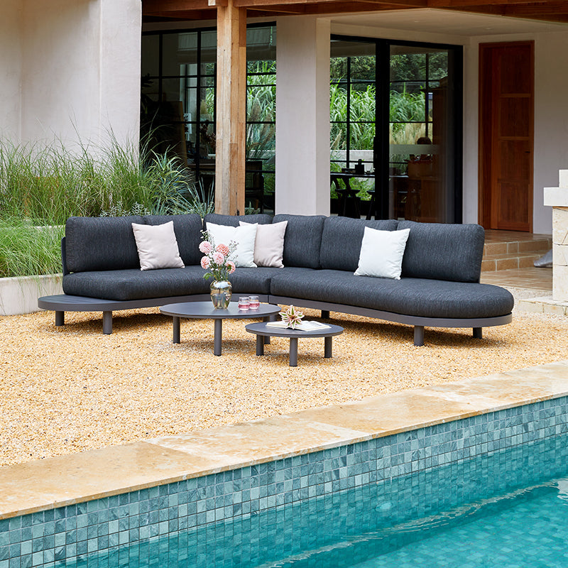 Flow 4 Seater Aluminium Outdoor Lounge