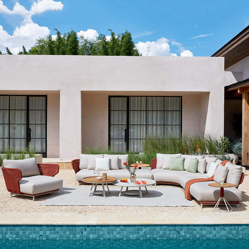 Alma 7 Seater Outdoor Rope Lounge