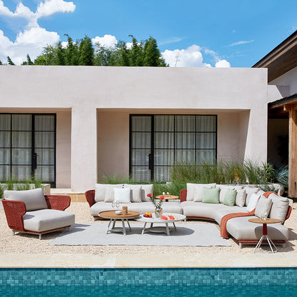 Alma 7 Seater Outdoor Rope Lounge