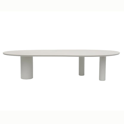 Amico Outdoor Ceramic Dining Table 320 cm in Beige / Charcoal