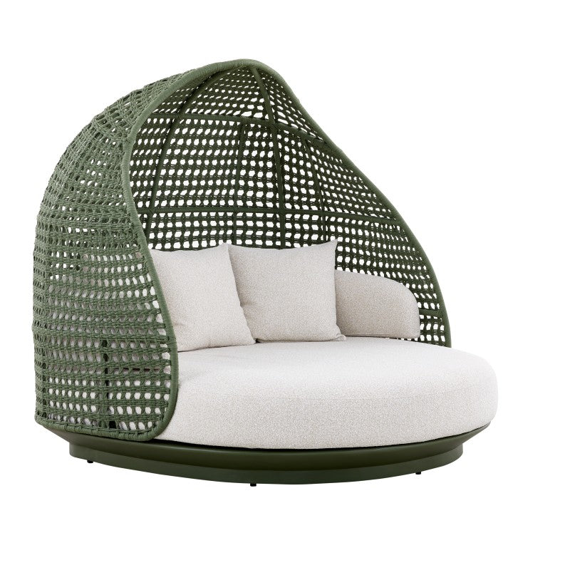 Bossa Outdoor Rope Daybed in Green