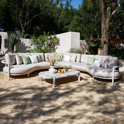 Fleuve 5 Seater Outdoor Rope Lounge in Beige