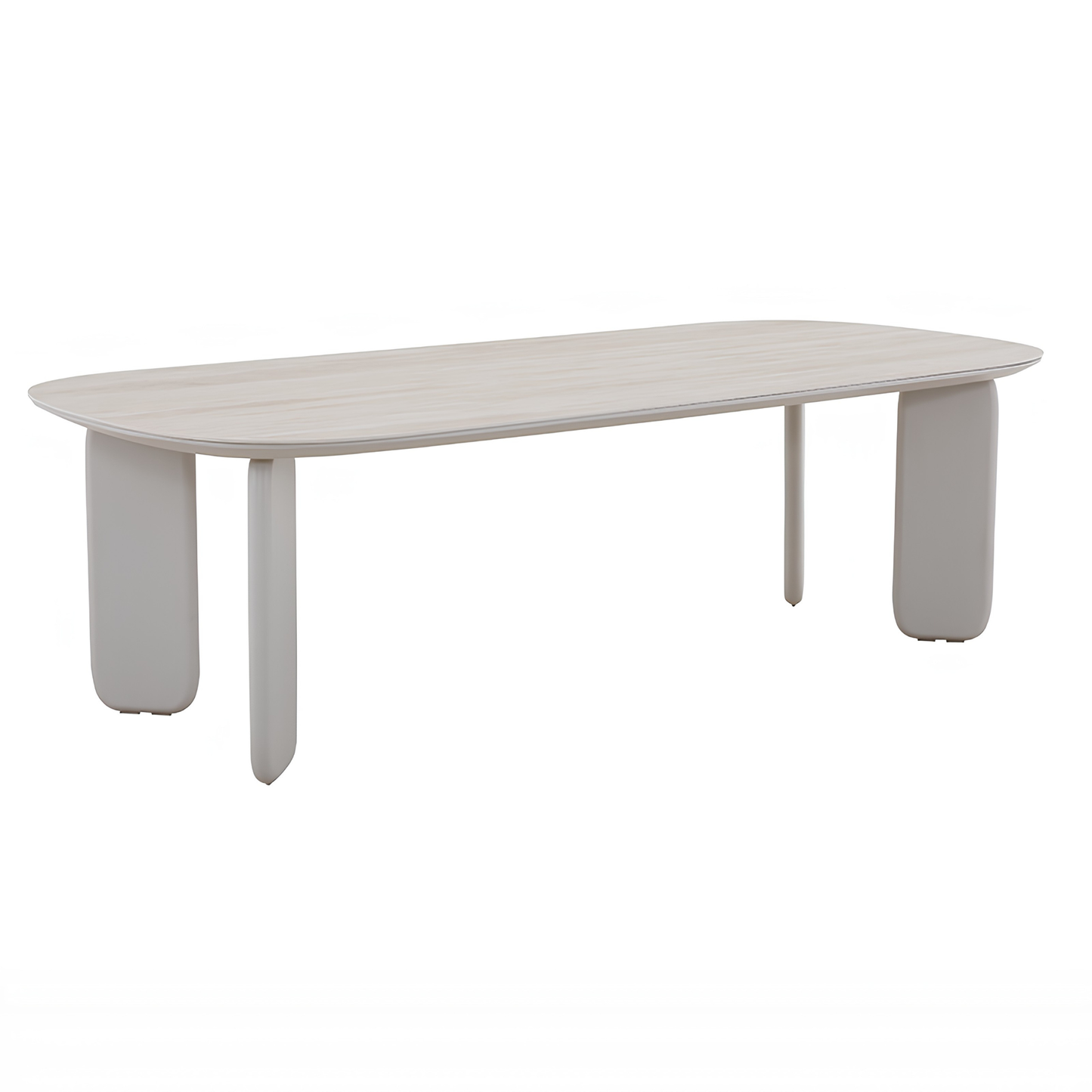 Vento Outdoor Aluminium Dining Table 250 cm with 6 Chairs