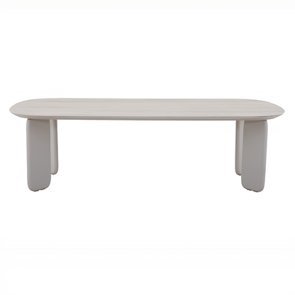 Vento Outdoor Aluminium Dining Table 250 cm with 6 Chairs