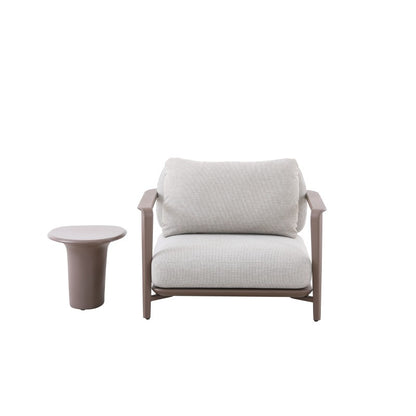 Aurora Outdoor Rope Lounge in Light Brown