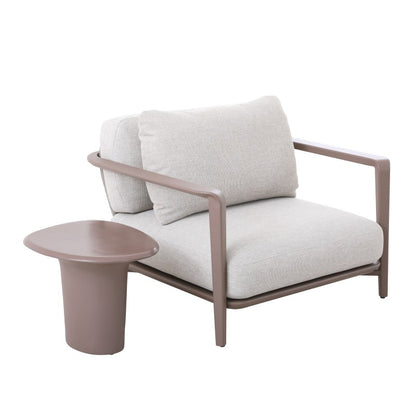 Aurora Outdoor Rope Lounge in Light Brown