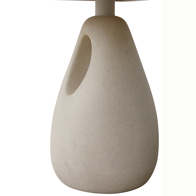Aurora Outdoor Ceramic Dining Table 240 cm with Concrete Base in Beige