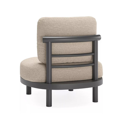 Lindo 1-Seater Outdoor Lounge Chair - Black