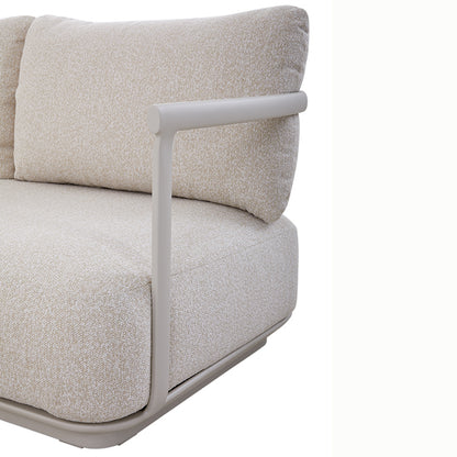 Cocoon 6 Seater Aluminium Outdoor Lounge in Beige