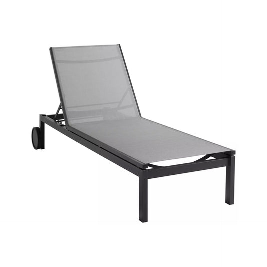 Jupiter II Sunlounger - Black / Grey