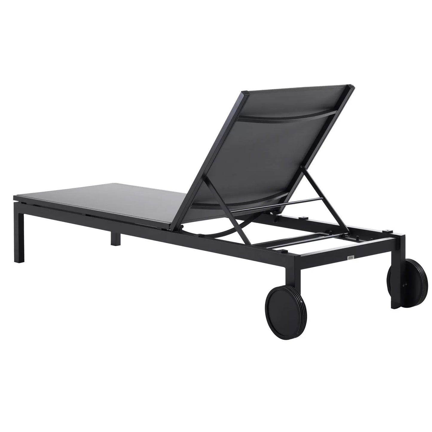 Jupiter II Sunlounger - Black / Grey