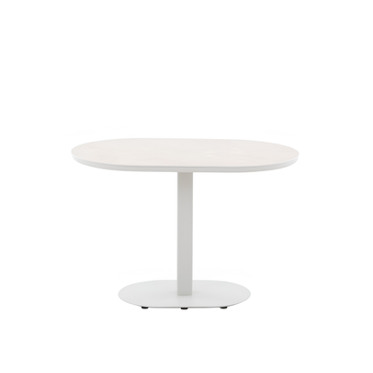 Fano Outdoor Ceramic Dining Table 110 x 70 cm in Beige