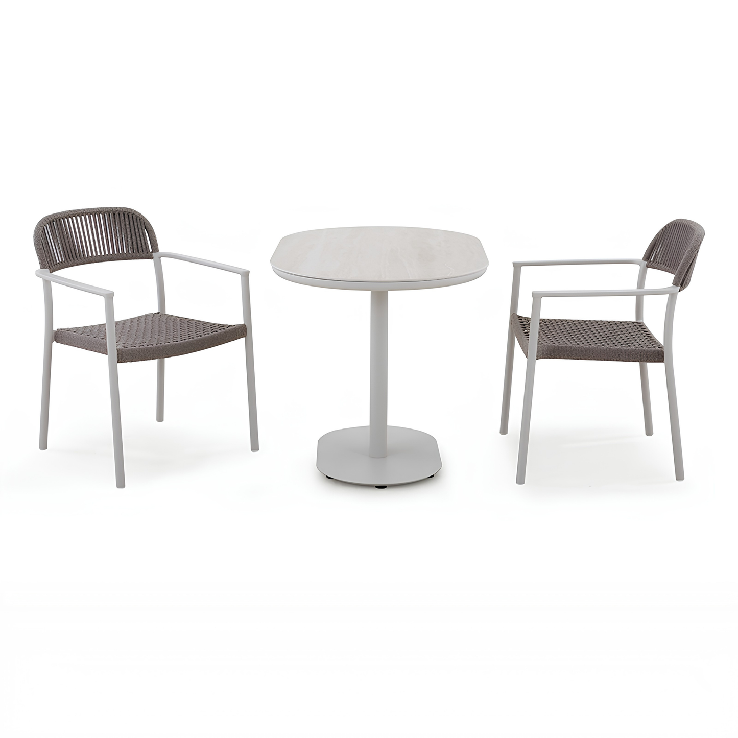Fano Outdoor Ceramic Dining Table 110 x 70 cm in Beige