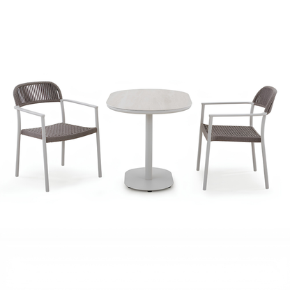 Fano Outdoor Ceramic Dining Table 110 x 70 cm in Beige