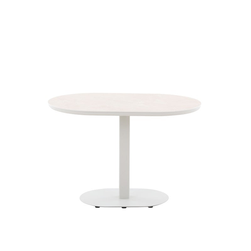 Fano Outdoor Ceramic Dining Table 110*70 cm in Beige