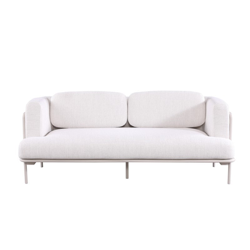 Kingland 4 Seater Outdoor Aluminium Lounge in Beige