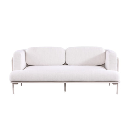 Kingland 4 Seater Outdoor Aluminium Lounge in Beige