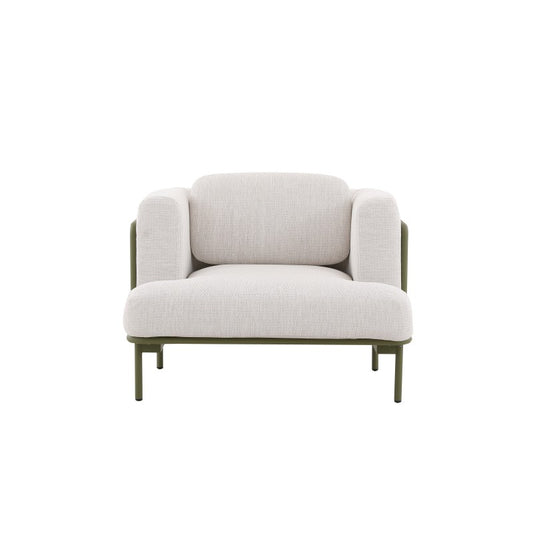 Kingland Outdoor Aluminium Armchair in Green