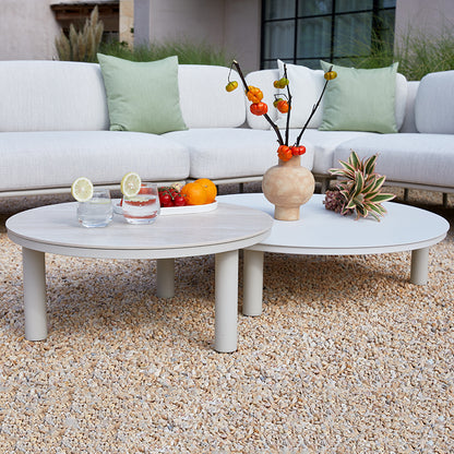 Kingland 7 Seater Outdoor Aluminium Lounge in Beige
