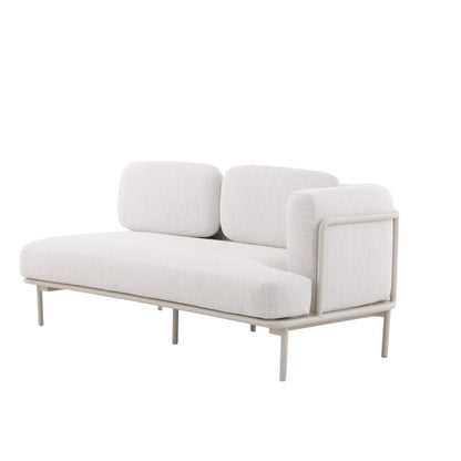 Kingland 7 Seater Outdoor Aluminium Lounge in Beige