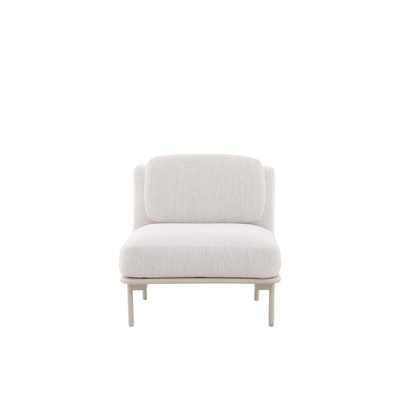 Kingland 7 Seater Outdoor Aluminium Lounge in Beige