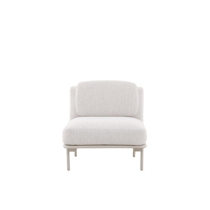 Kingland 7 Seater Outdoor Aluminium Lounge in Beige
