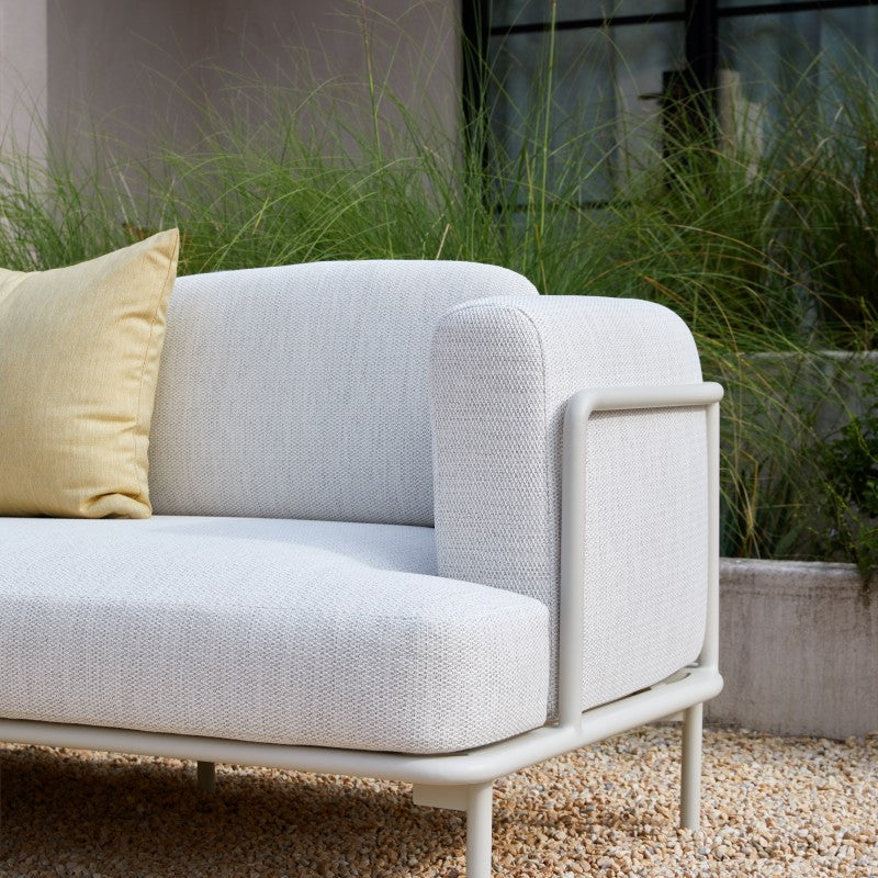 Kingland 7 Seater Outdoor Aluminium Lounge in Beige
