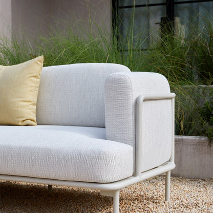 Kingland 7 Seater Outdoor Aluminium Lounge in Beige