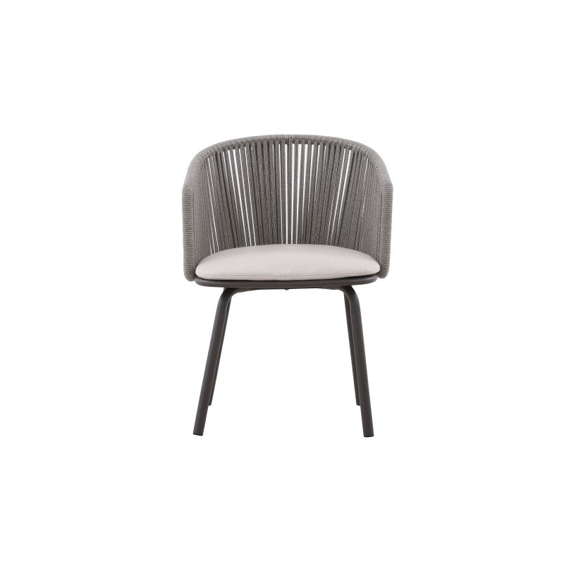 La Tour Outdoor Rope Dining Chair with Arm