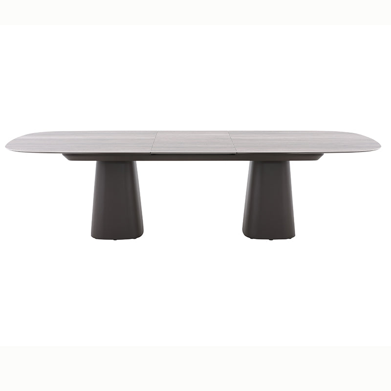La Tour Outdoor Ceramic Extension Dining Table 220/280cm in Brown