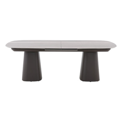 La Tour Outdoor Ceramic Extension Dining Table 220/280cm in Brown
