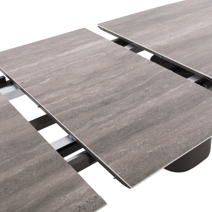 La Tour Outdoor Ceramic Extension Dining Table 220/280cm in Brown