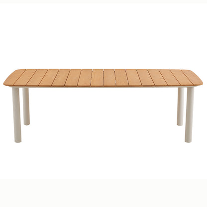 Marine Outdoor Teak Dining Table 240 cm with 6 Chairs