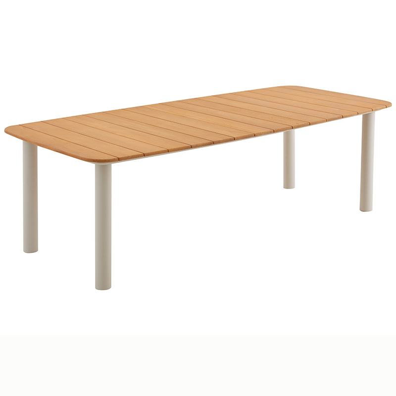 Marine Outdoor Teak Dining Table 240 cm with 6 Chairs