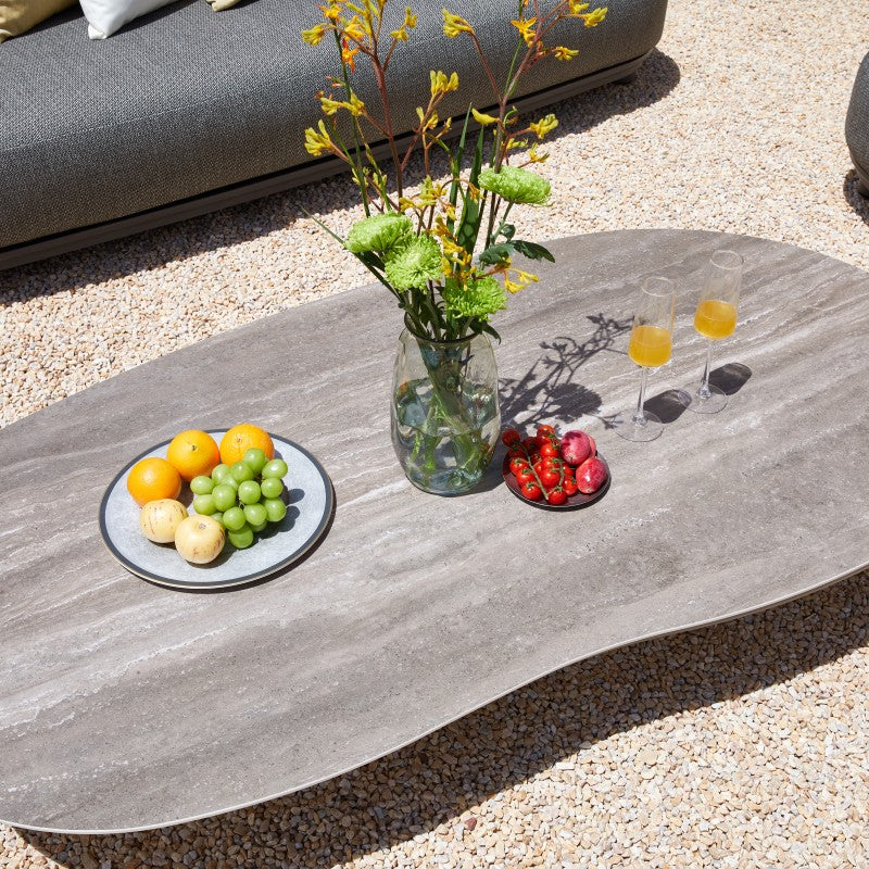Orbit 5 Seater Outdoor Rope Lounge in Charcoal