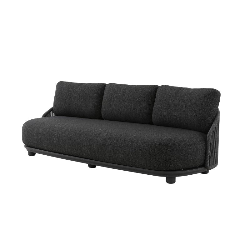 Orbit 5 Seater Outdoor Rope Lounge in Charcoal
