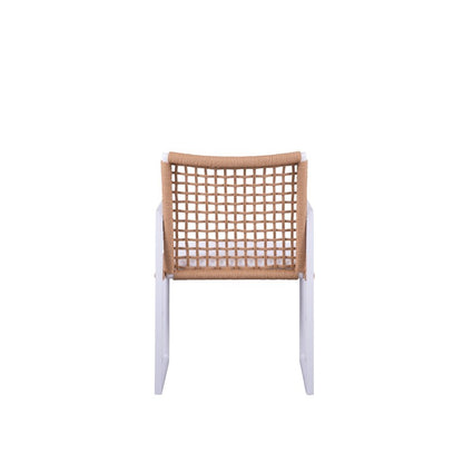 Sunrise Outdoor Rope Dining Chair with Arm with Cushion