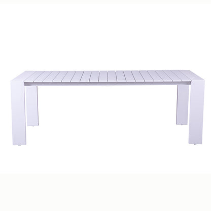 Sunrise Outdoor Aluminium Dining Table 220 cm with 6 Chairs