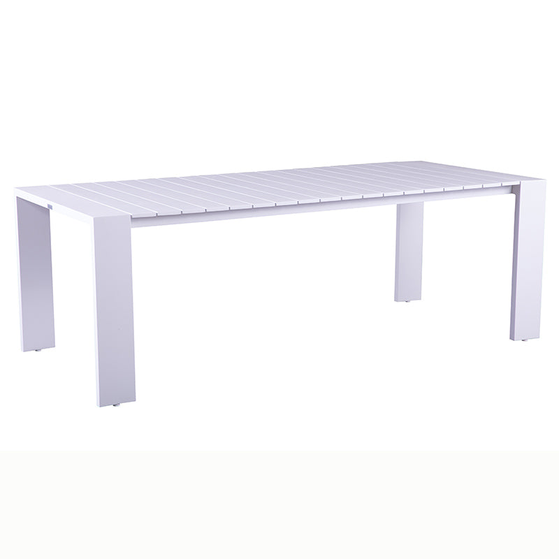 Sunrise Outdoor Aluminium Dining Table 220 cm with 6 Chairs