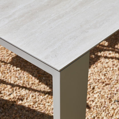 Sunrise Outdoor Ceramic Dining Table 240 cm with 6 Chairs