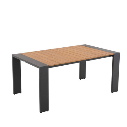 Sunrise Outdoor Teak Dining Table 167 cm with 6 Chairs