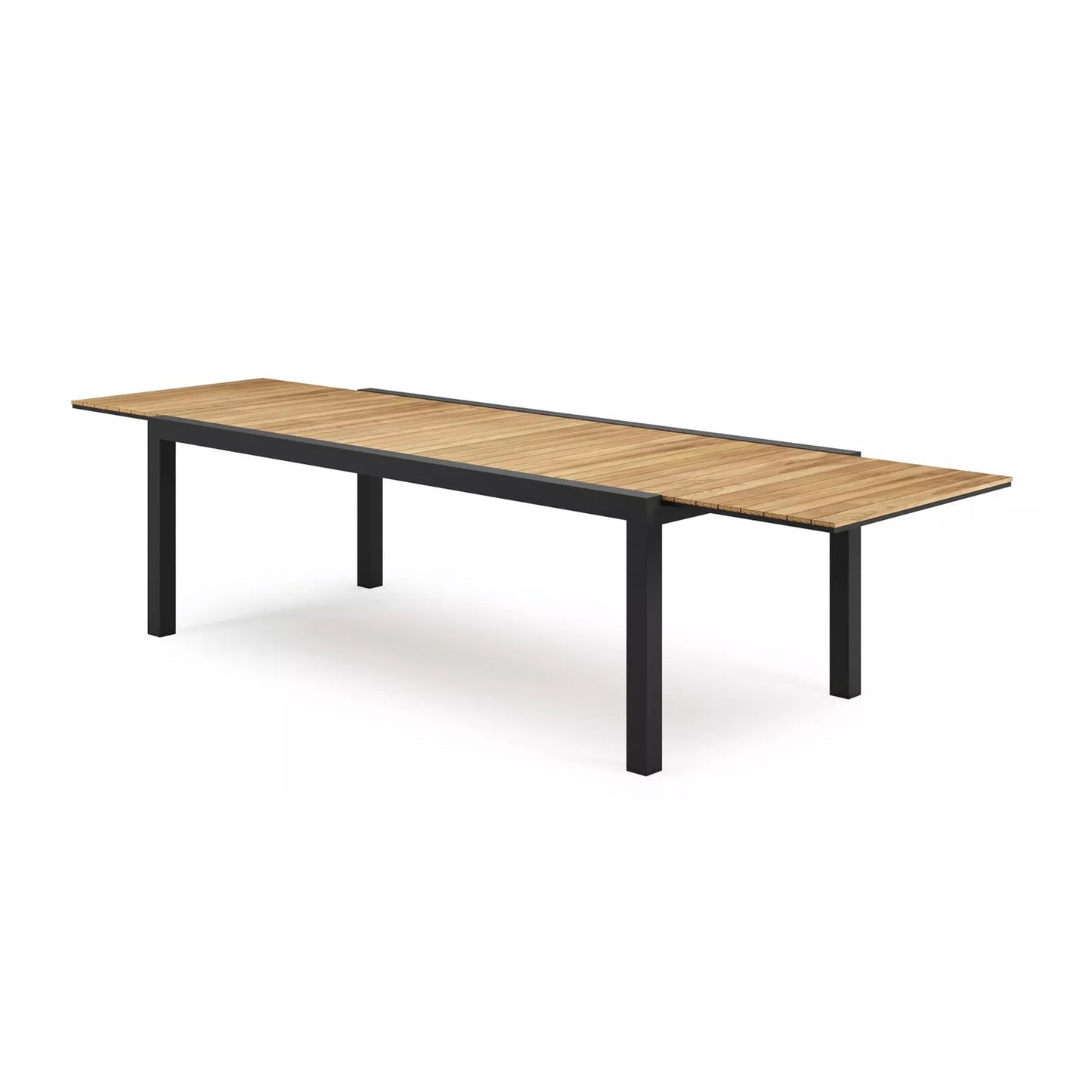 Artimes Extendable Dining Table - Beige & Teak 220-330cm