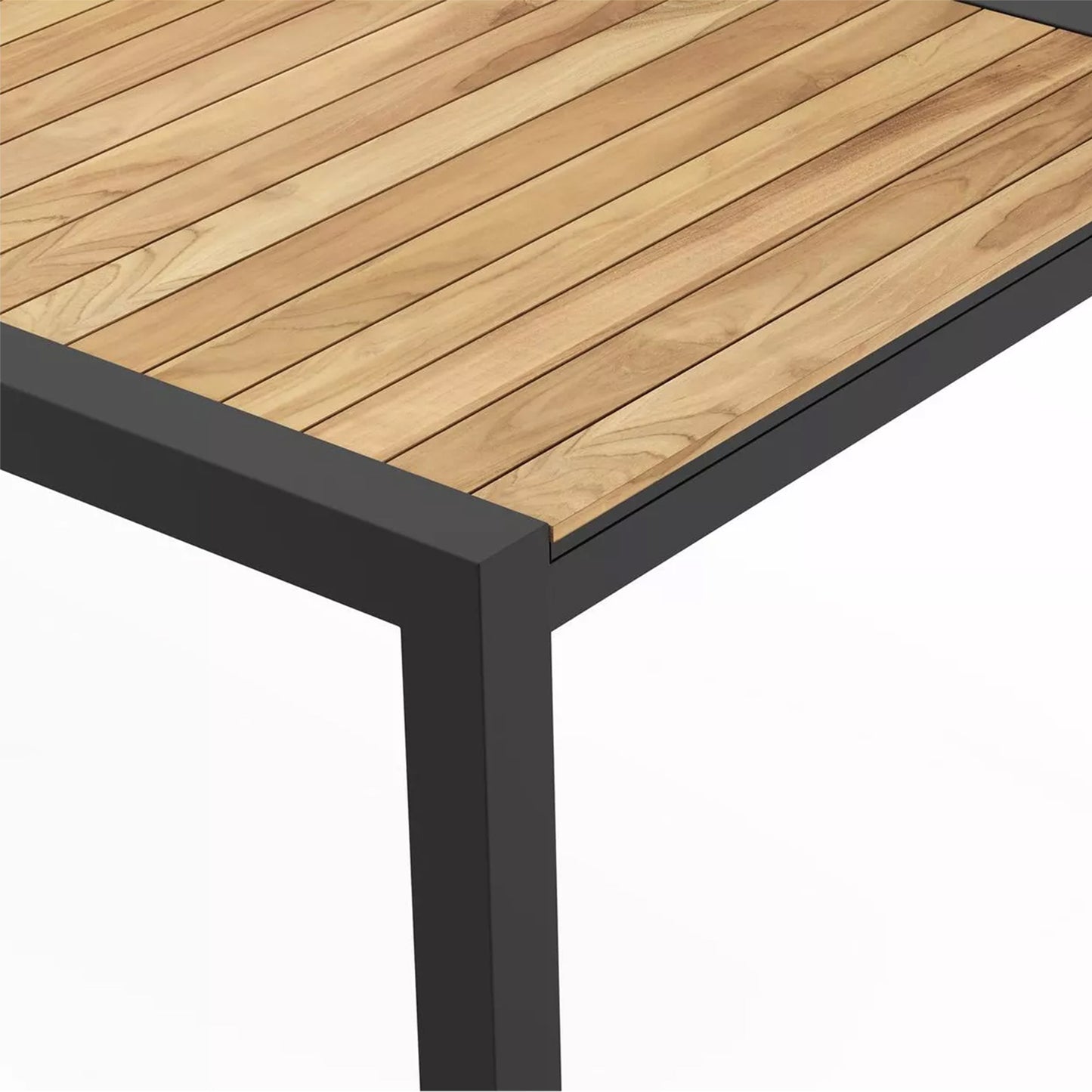 Artimes Extendable Dining Table - Beige & Teak 220-330cm