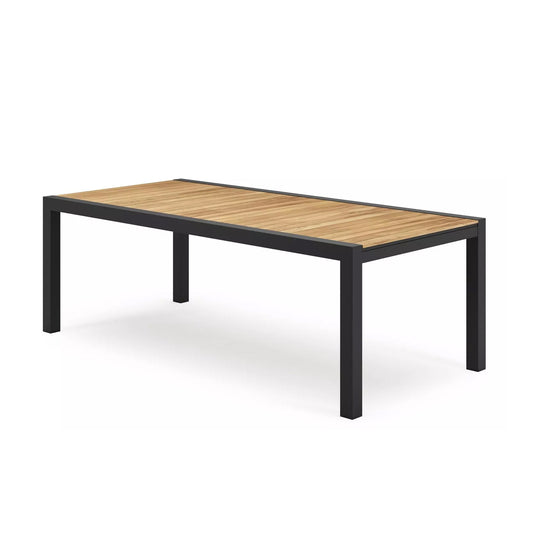 Artimes Extendable Dining Table - Beige & Teak 220-330cm