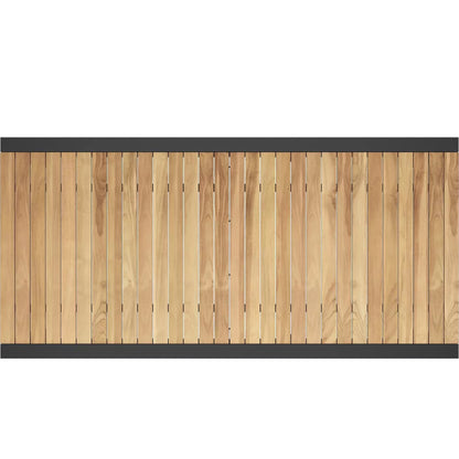 Artimes Extendable Dining Table - Beige & Teak 220-330cm