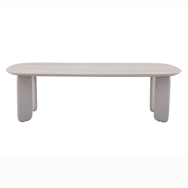 Vento Outdoor Aluminium Dining Table 250 cm with 6 Chairs